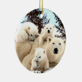 Ornement de Noël - Ours polaires (Droite)