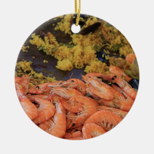 Ornement de Noël Paella (Devant)