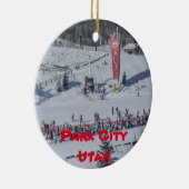 Ornement de Noël Panoramique Park City (Droite)