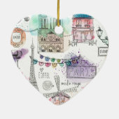 Ornement de Noël-Paris Imprimer (Dos)