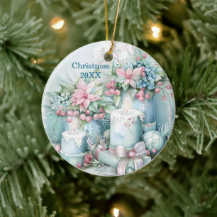 Ornement de Noël Pastel Vintage