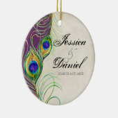 Ornement de Noël Peacock & Etchat vintage (Droite)