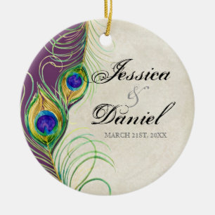 Ornement de Noël Peacock & Etchat vintage