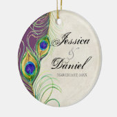 Ornement de Noël Peacock & Etchat vintage (Gauche)