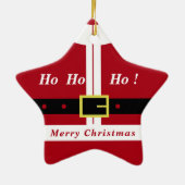Ornement de Noël Père Noël (Dos)