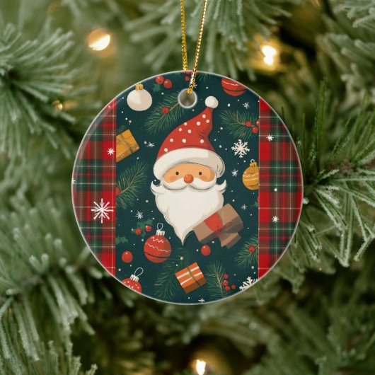 Ornement de Noël Père Noël (Arbre)