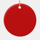 Ornement de Noël Père Noël (Dos)