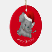 Ornement de Noël - Père Noël Elephant (Droite)
