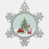 Ornement de Noël père Noël Gnome (Devant)