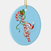 Ornement de Noël - Père Noël Mouse Ornement en cér (Droite)
