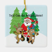 Ornement de Noël "Père Noël" Personnaliser (Devant)