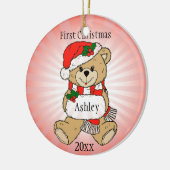 Ornement de Noël personnalisé (Gauche)