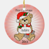 Ornement de Noël personnalisé (Dos)