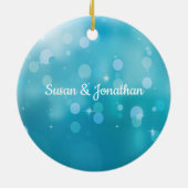 Ornement de Noël personnalisé (Dos)