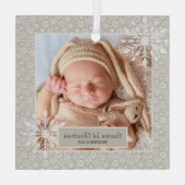 Ornement de Noël personnalisé (Verso)