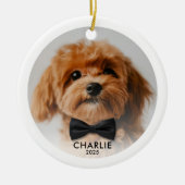 Ornement de Noël personnalisé avec photo de compag (Devant)