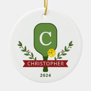 Ornement de Noël personnalisé avec photo de pickle