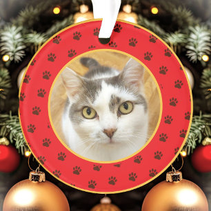 Ornement de Noël personnalisé avec photo de votre 