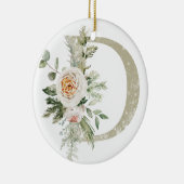 Ornement de Noël personnalisé avec vos initiales (Droite)