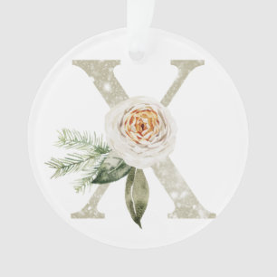 Ornement de Noël personnalisé avec vos initiales