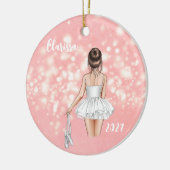Ornement de Noël personnalisé de danse pour enfant (Gauche)