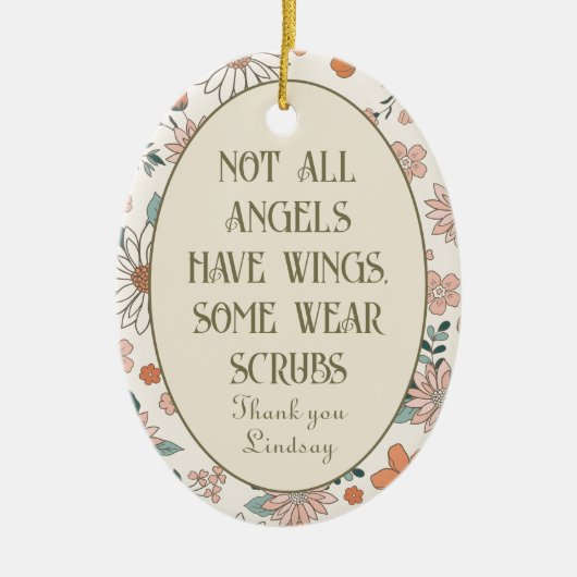 Ornement de Noël personnalisé de première ligne (Devant)