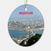 Ornement de Noël personnalisé Mazatlan (Gauche)