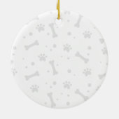 Ornement de Noël personnalisé par chien de (Dos)