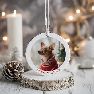 Ornement de Noël personnalisé pour animal de compa