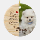 Ornement de Noël personnalisé pour chien/chat (Dos)