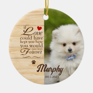 Ornement de Noël personnalisé pour chien/chat en m