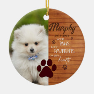 Ornement de Noël personnalisé pour chien/chat en m