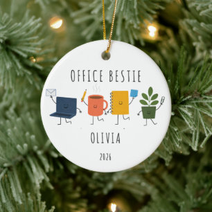 Ornement de Noël personnalisé pour la meilleure am