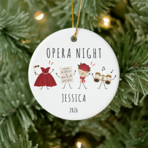 Ornement de Noël personnalisé pour une soirée à l'