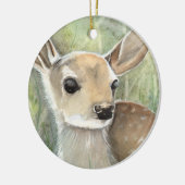 Ornement de Noël Petit Faon Mignon (Gauche)