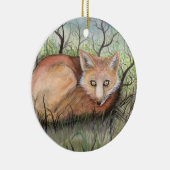 Ornement de Noël Petit Renard Rouge (Droite)