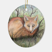 Ornement de Noël Petit Renard Rouge (Gauche)