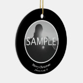 Ornement de Noël photo personnalisée (Droite)