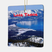 Ornement de Noël Pittoresque du lac Tahoe (Gauche)