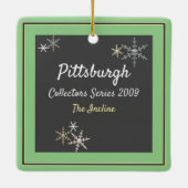 Ornement de Noël Pittsburgh Incline (Dos)