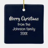 Ornement de Noël Pleine lune (Dos)