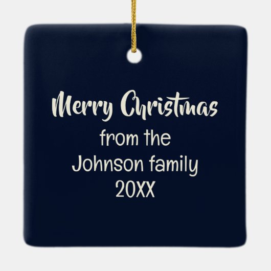 Ornement de Noël Pleine lune (Dos)