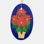 Ornement de Noël Poinsettia (Gauche)