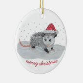 Ornement de Noël Possum Cute (Droite)