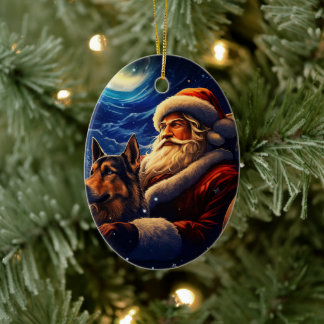 Ornement de Noël pour animal de compagnie Berger A
