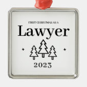 Ornement de Noël pour avocat (Devant)