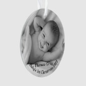Ornement de Noël pour bébé (devant)