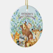 Ornement de Noël pour bébé Animaux de la forêt (Droite)