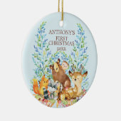 Ornement de Noël pour bébé Animaux de la Forêt (Droite)