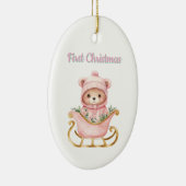 Ornement de Noël pour bébé de 1 an (Droite)